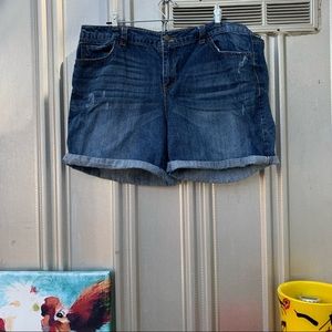 Attention Denim Shorts
